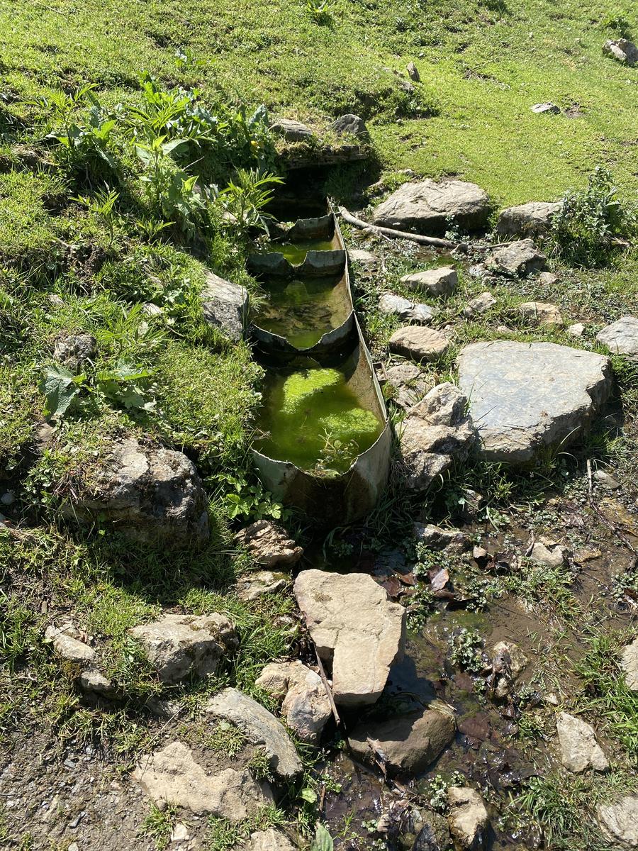 چشمه در مسیر ییلاق کوه روبار, Fountain in Kurubar Route